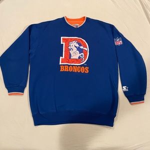 Vintage 1990’s Denver Broncos Starter sweatshirt. Men’s large